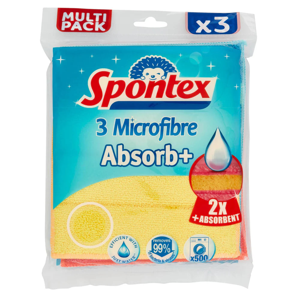 Spugna in microfibra - confezione da 3 pezzi